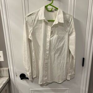 Classics white button down!